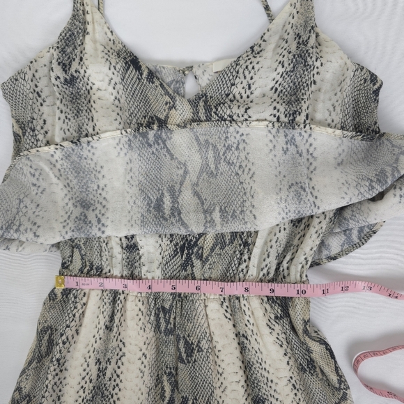 Lavender Brown Animal Print Playsuit XS - Picture 6 of 13